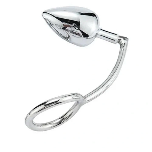 Hook Anal Steel Stainless Ring Cock Set with DiscreetChoice 4663 1017